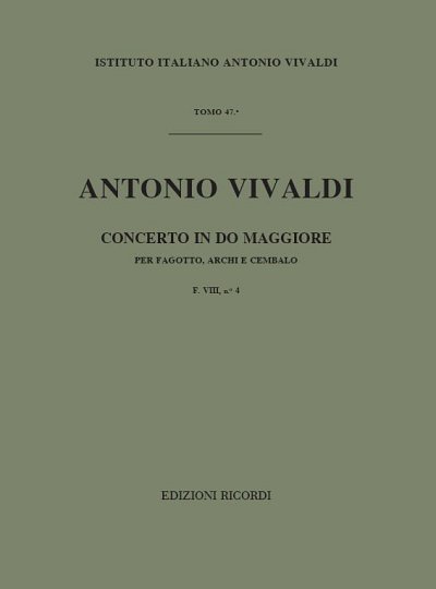 Concerto C-major RV 474 (Part.)
