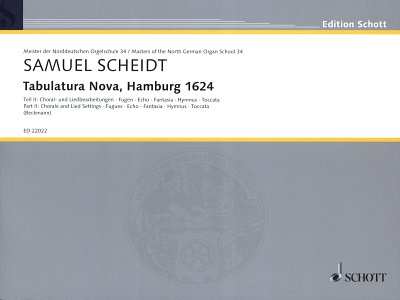 S. Scheidt: Tabulatura Nova - Hamburg 1624/2, Org