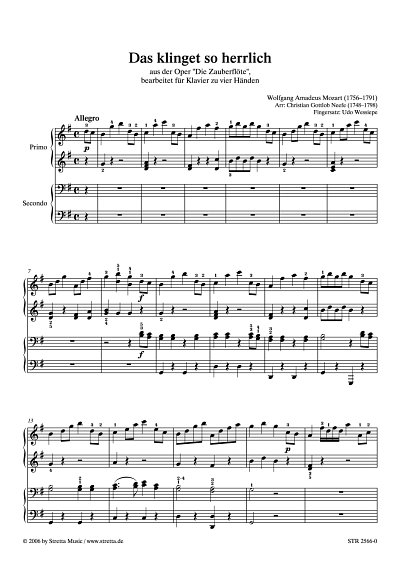 DL: W.A. Mozart: Das klinget so herrlich aus der Oper 