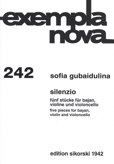 S. Gubaidulina: Silenzio Exempla Nova 242