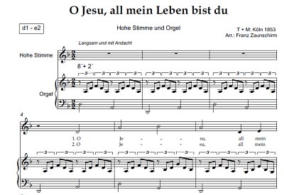 DL: (Traditional): O Jesu, all mein Leben bist, GesHOrg (Par