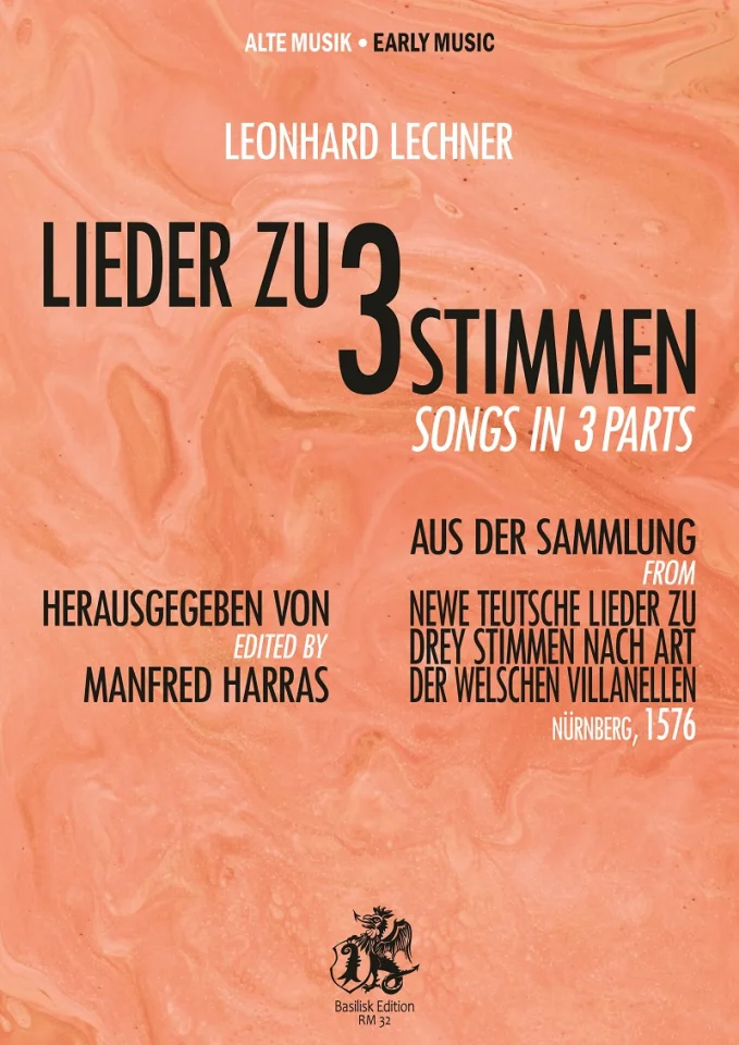 L. Lechner: Lieder zu 3 Stimmen, Ges/3Mel (Sppa) (0)