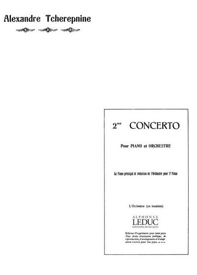 Piano Concerto No. 2 Op 26, Klav4m (Part.)