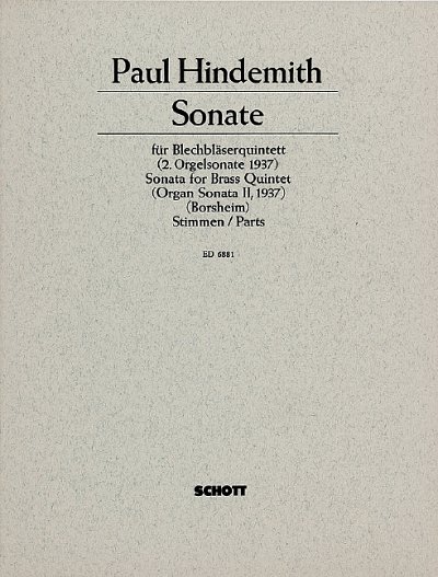 P. Hindemith: 2. Sonate