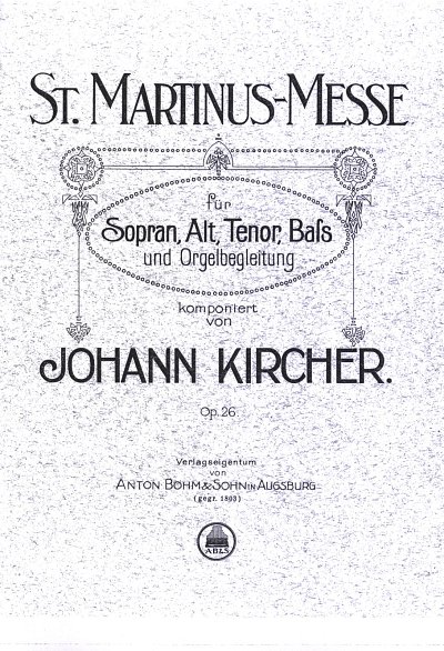 Kircher Johann: St Martinus Messe