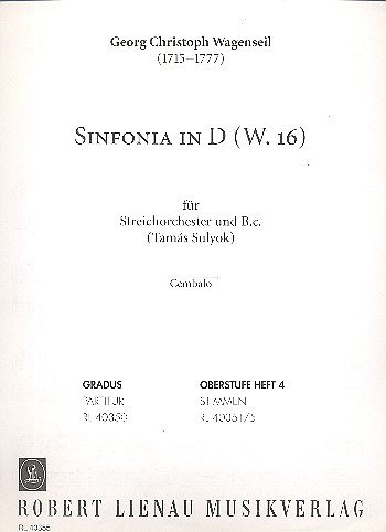 G.C. Wagenseil: Gradus ad Symphoniam Oberstufe Band 4