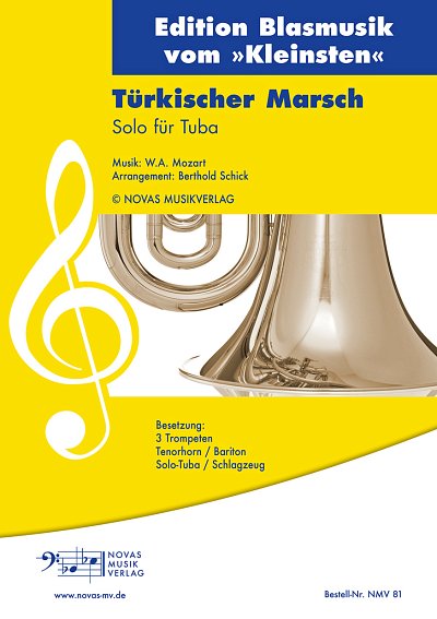 W.A. Mozart: Türkischer Marsch, 6BlechSchl (Dir+St)