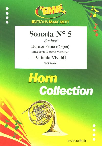 A. Vivaldi: Sonata N° 5 in E minor, HrnKlav/Org