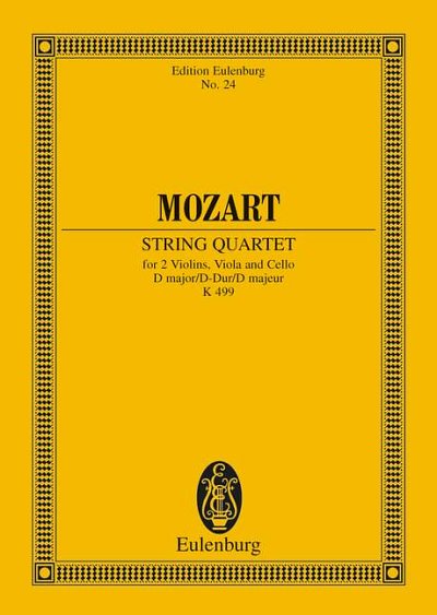 DL: W.A. Mozart: Streichquartett D-Dur, 2VlVaVc (Stp)