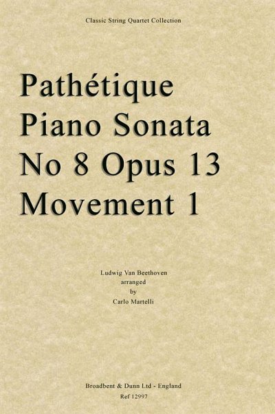 L. v. Beethoven: Pathétique Piano Sonata N, 2VlVaVc (Stsatz)