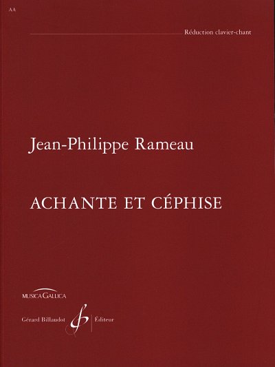J.-P. Rameau: Achante Et Cephise, GesKlav