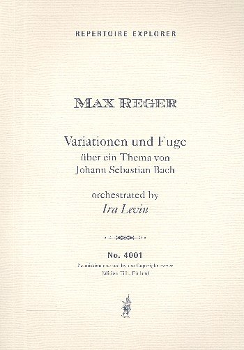M. Reger: Variation und Fuge über ein Thema von Johann Sebastian Bach op.81