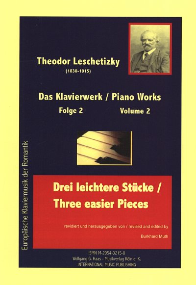 Leschetizky Theodor: 3 Leichtere Stuecke Das Klavierwerk 2