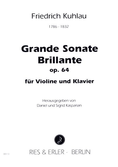 F. Kuhlau: Grande Sonate por violine e Piano, VlKlav (KA+St)