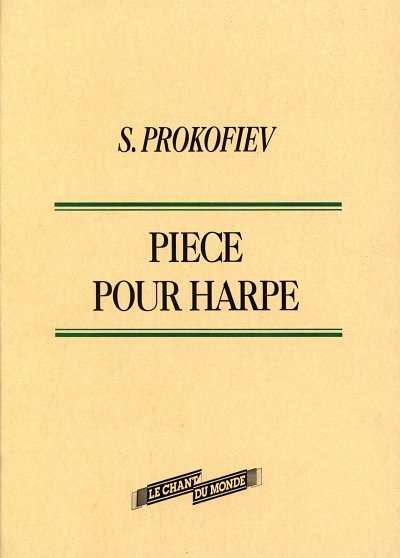 S. Prokofjew: Piece Pour Harpe, Hrf