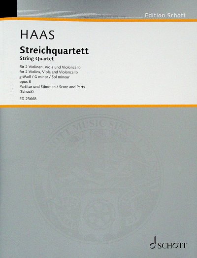 H. Joseph: Streichquartett op. 8 , 2VlVaVc (Pa+St)