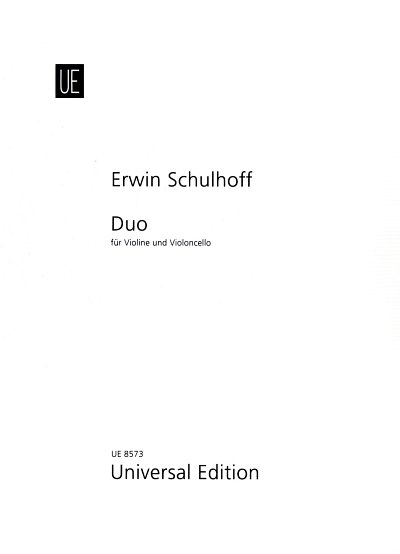 E. Schulhoff: Duo , VlVc (Sppa)