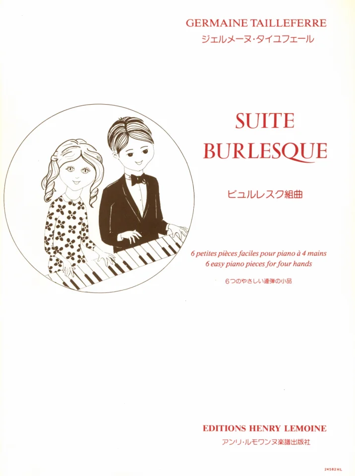 G. Tailleferre: Suite Burlesque, Klav4m (Sppa) (0)