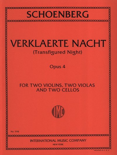 A. Schönberg: Verklärte Nacht op. 4, 2Vl2Vle2Vc (Stsatz)