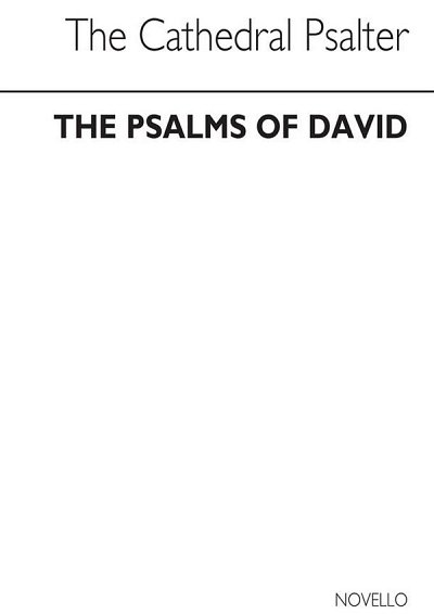 The Old Cathedral Psalter Psalms Of David, Ges (Bu)
