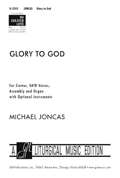 Glory to God from No Greater Love, Ch (Pa+St)