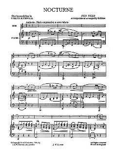 J. Field: Nocturne for Oboe and Piano, ObKlav (KlavpaSt)