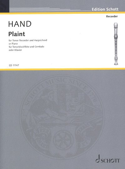 C. Hand: Plaint, SblfKlav (KlavpaSt)