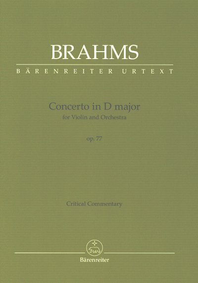 J. Brahms: Konzert für Violine und Orchester D, VlOrch (Bch)