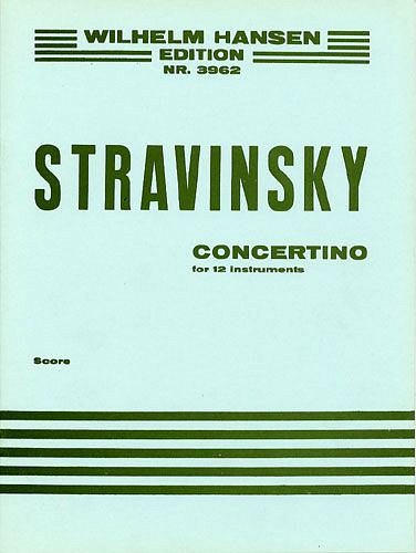 Concertino (1952) for 12 Instruments, Kamens (Part.)