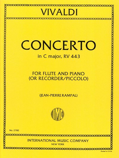 A. Vivaldi: Concerto F Vi N. 4 Do (Bu)