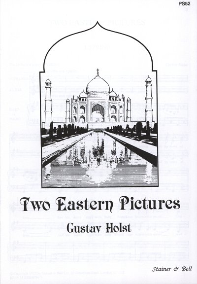 G. Holst: Two Eastern Pictures, FchHrf/Klav (Part.)
