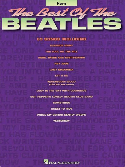 Best of the Beatles for French Horn, Hrn