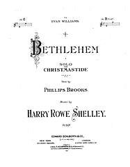 Harry Rowe Shelley, Phillips Brooks: Bethlehem