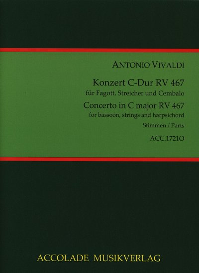 AQ: A. Vivaldi: Konzert C-Dur RV 467, FagStrBc (Sts (B-Ware)