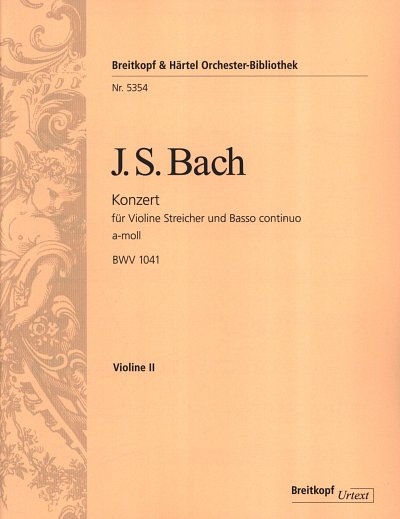 J.S. Bach: Konzert für Violine a-Moll BWV 104, VlStrBc (Vl2)