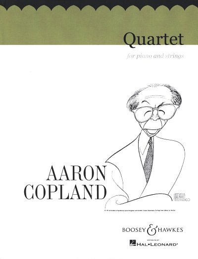 A. Copland: Quartet for Piano & Strings (Stsatz)