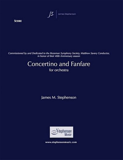 Concertino And Fanfare, Sinfo (Part.)