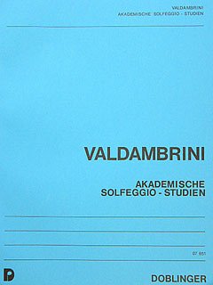 Valdambrini Francesco: Akademische Solfeggio Studien
