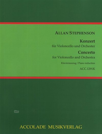 A. Stephenson: Konzert für Violoncello und Orch, VcKlav (KA)