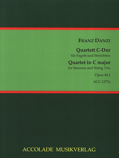 F. Danzi: Quartett für Fagott und Streichtrio C-Dur op. 40,1