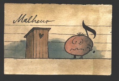 J. Hilbert: Malheur (Postkarte)