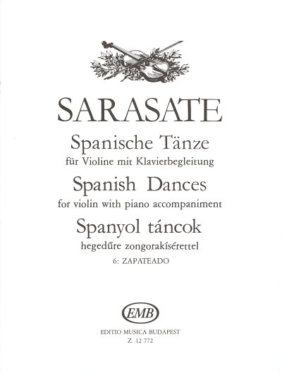 P. de Sarasate: Spanische Tänze 6, VlKlav (KlavpaSt)