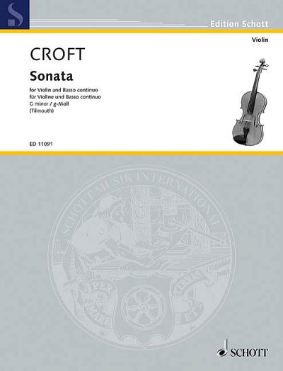W. Croft: Sonata g-Moll