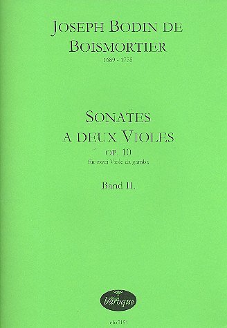 J.B. de Boismortier: Sonates a deux violes op.10 (no (2Sppa)