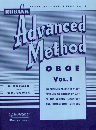 H. Voxman: Rubank Advanced Method - Oboe Vol. 1, Ob