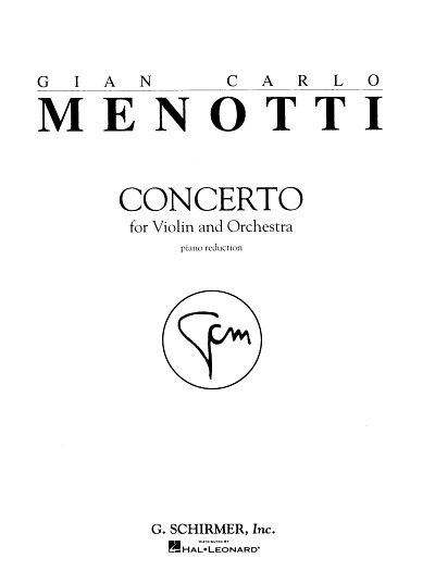 G.C. Menotti: Concerto, VlOrch (KASt)