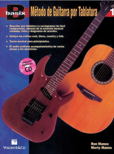 M. Manus: Método de guitarra por tablatura 1 , Git (+CD)