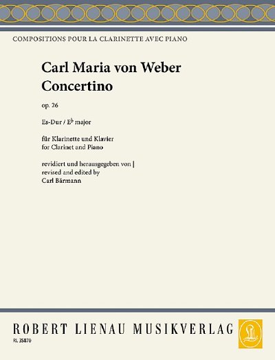 DL: C.M. von Weber: Concertino Es-Dur, KlarKlv