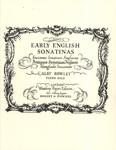 Early English Sonatines, Klav