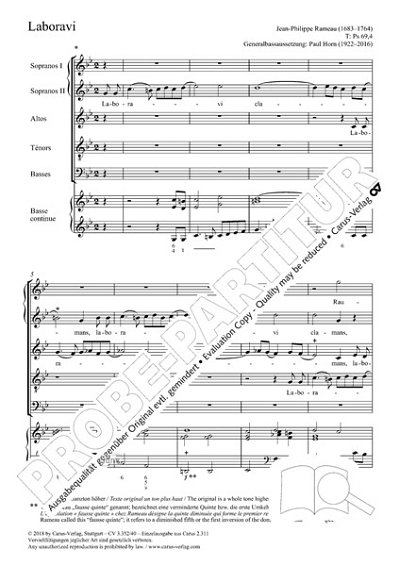 DL: J.-P. Rameau: Laboravi (Part.)